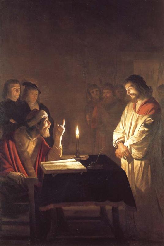 Gerrit van Honthorst Christ Before the High Priest France oil painting art
